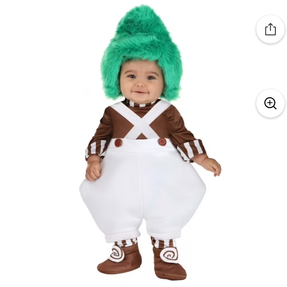 12-18mo Oompa Loompa Costume